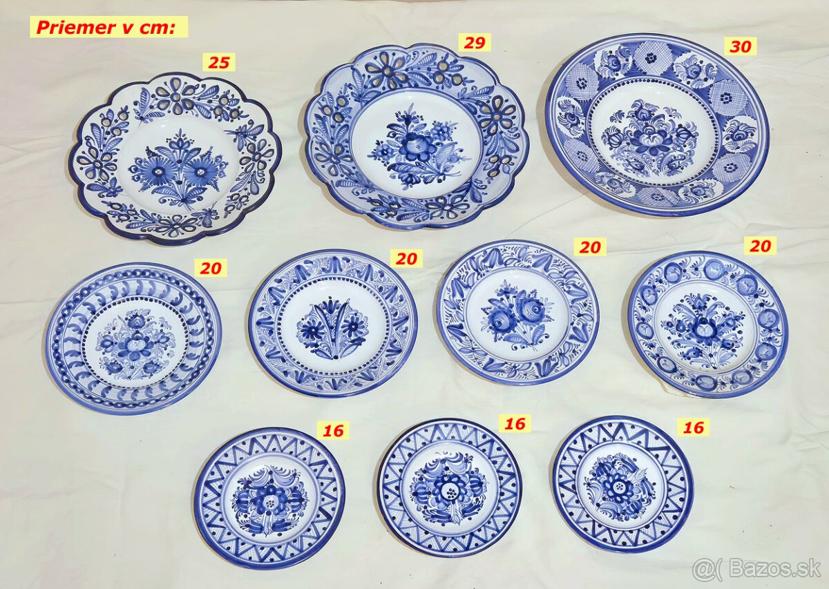 Modranská keramika modrá - 3