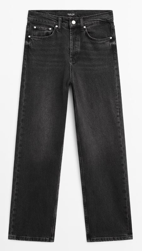 Čierne rifle Massimo Dutti, v. S/M - 3