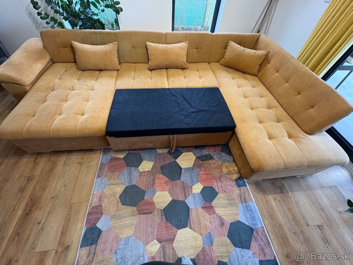Predám sedaciu súpravu v tvare U - 3