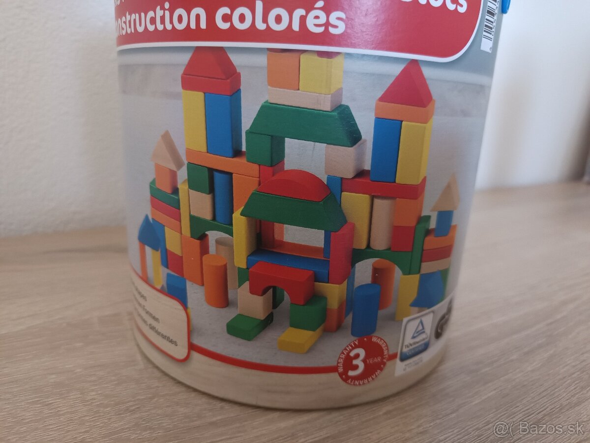 Drevená stavebnica 80 kusov - 3