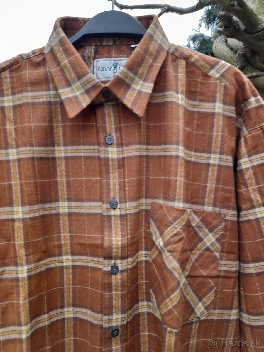 Flanelová košeĺa, bunda..... - 3