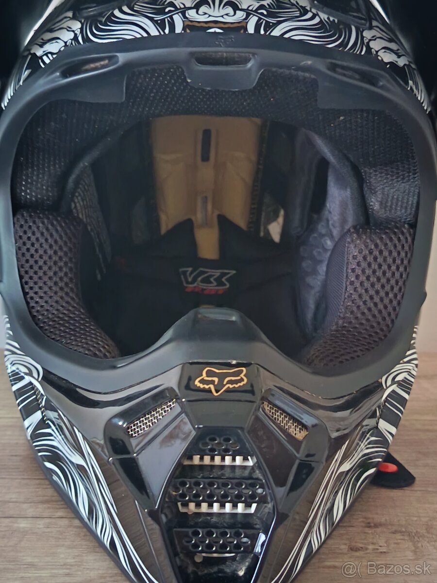 Zberateľská prilba FOX V3 Pilot – RICKY CARMICHAEL Limited E - 3