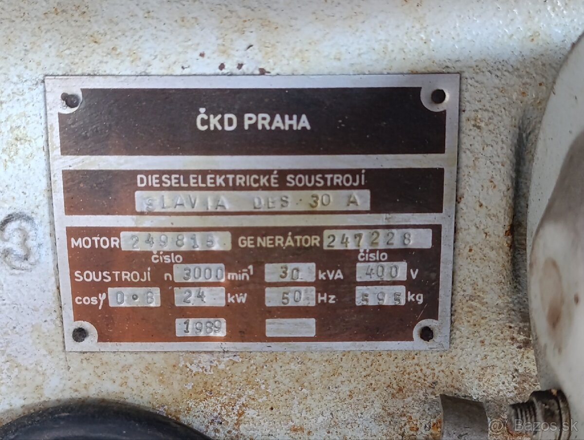 Elektrocentrála Slavia Des 30 - 3
