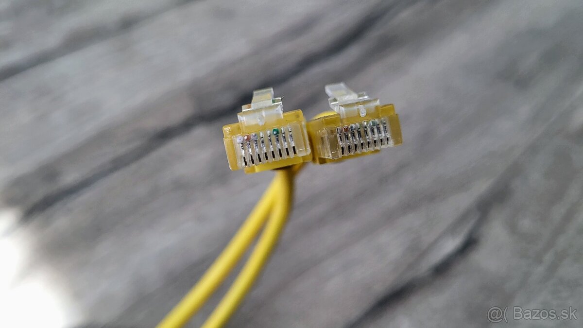 Internetový, sieťový kábel LAN 1m - 3