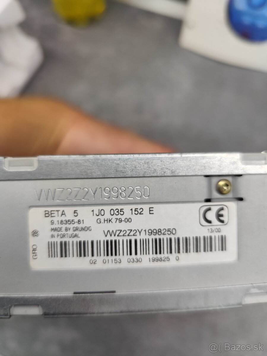 Autorádio vw 1K0 035 152 E - 3