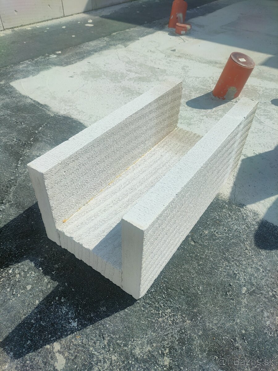Debnenie stratené Ytong U profil 300 - 3