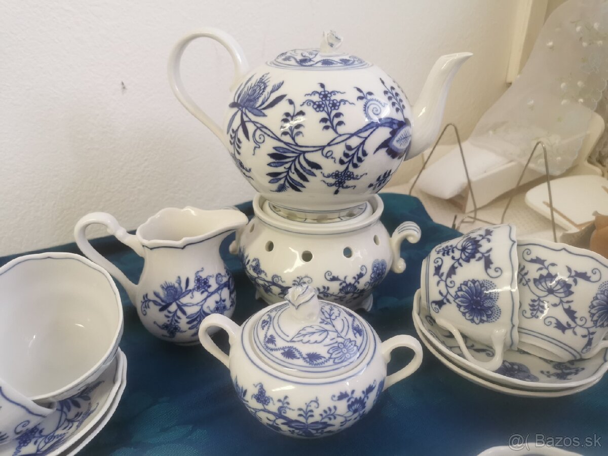 Cibulak, zwiebelmuster, danube, čajový set - 3