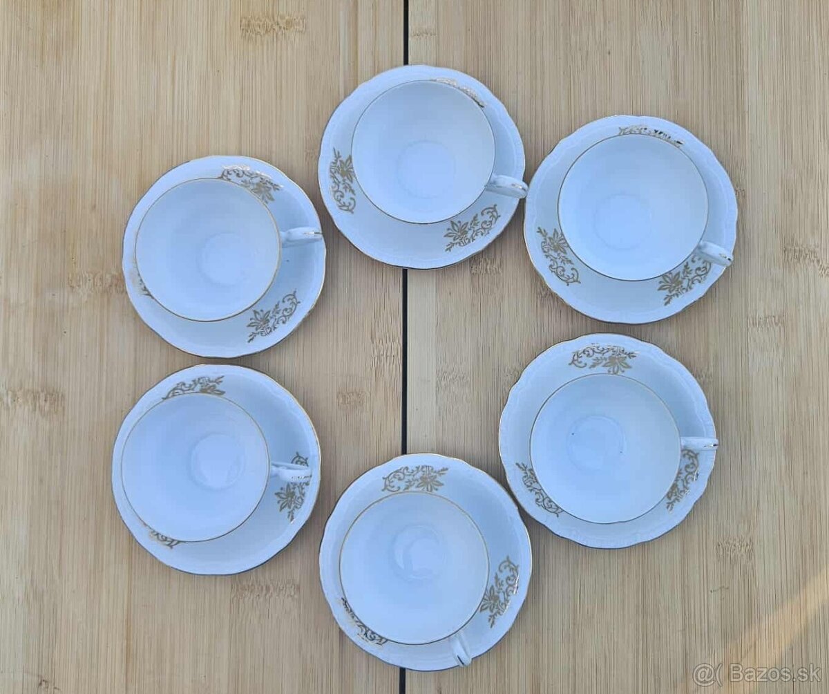 Mokka šálky 6 ks značka EPIAG DF Czechoslovakia - 3