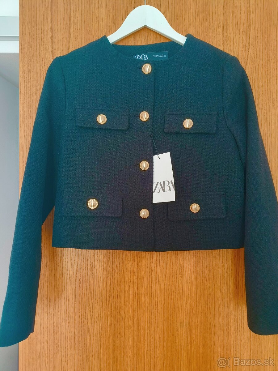 Dámske sako kabátik Zara veľkosť S - 3