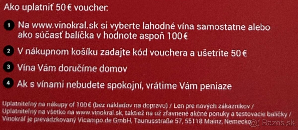 Voucher na víno - 3