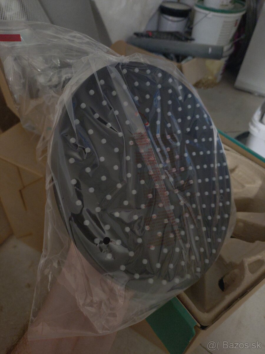 Kúpeľňová stropná sprchová hlavica Hansgrohe, čierna - 3