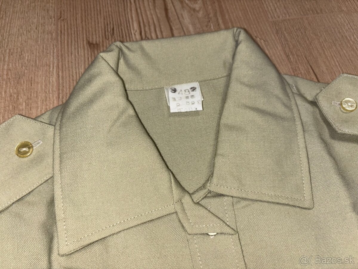 Bundokošeľa ČSLA dámska, zberateľská rarita - 3