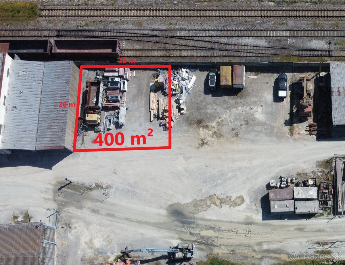 Voľná plocha - 400 - 1400 m² - spevnená/oplotená - Kostoľany - 3