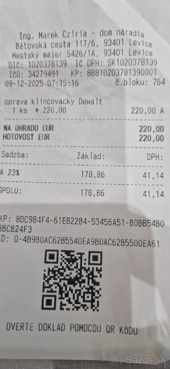 Dewalt klincovačka - 3