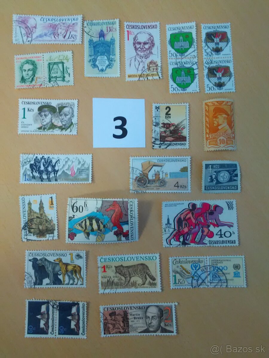 Známky ČSR - 3