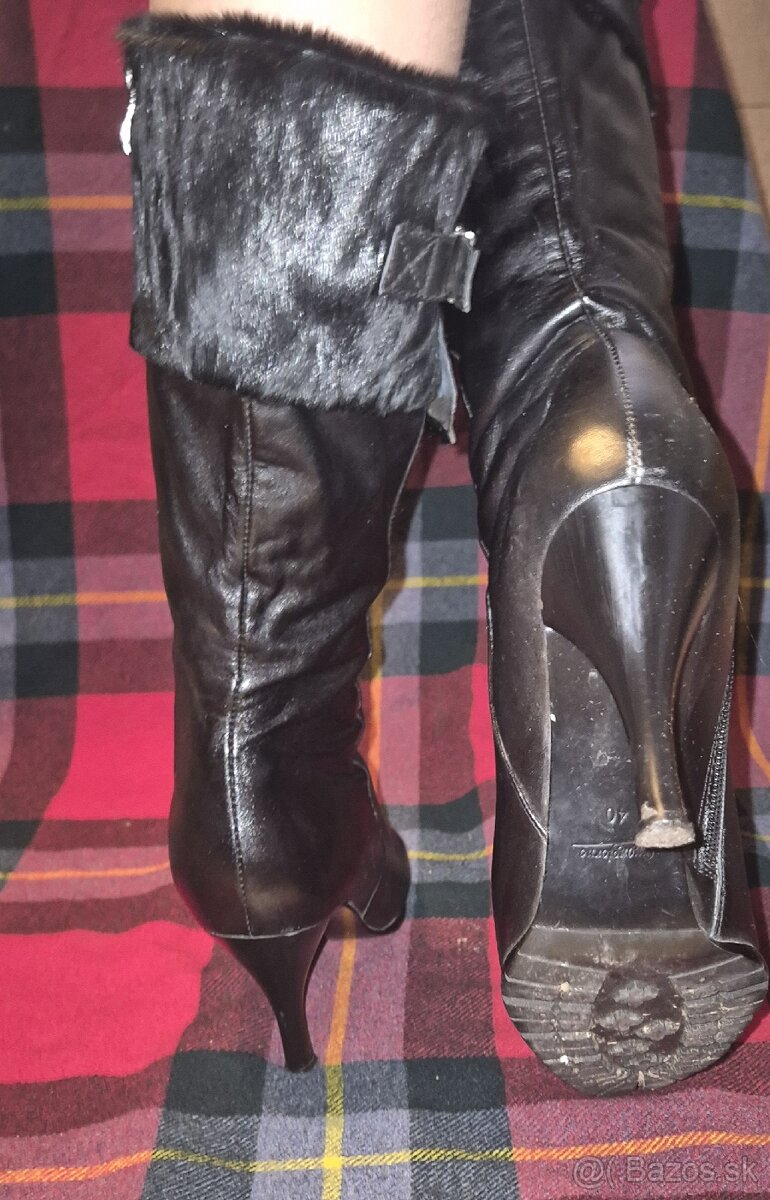 Dámske čižmy č.40 (41) - 3