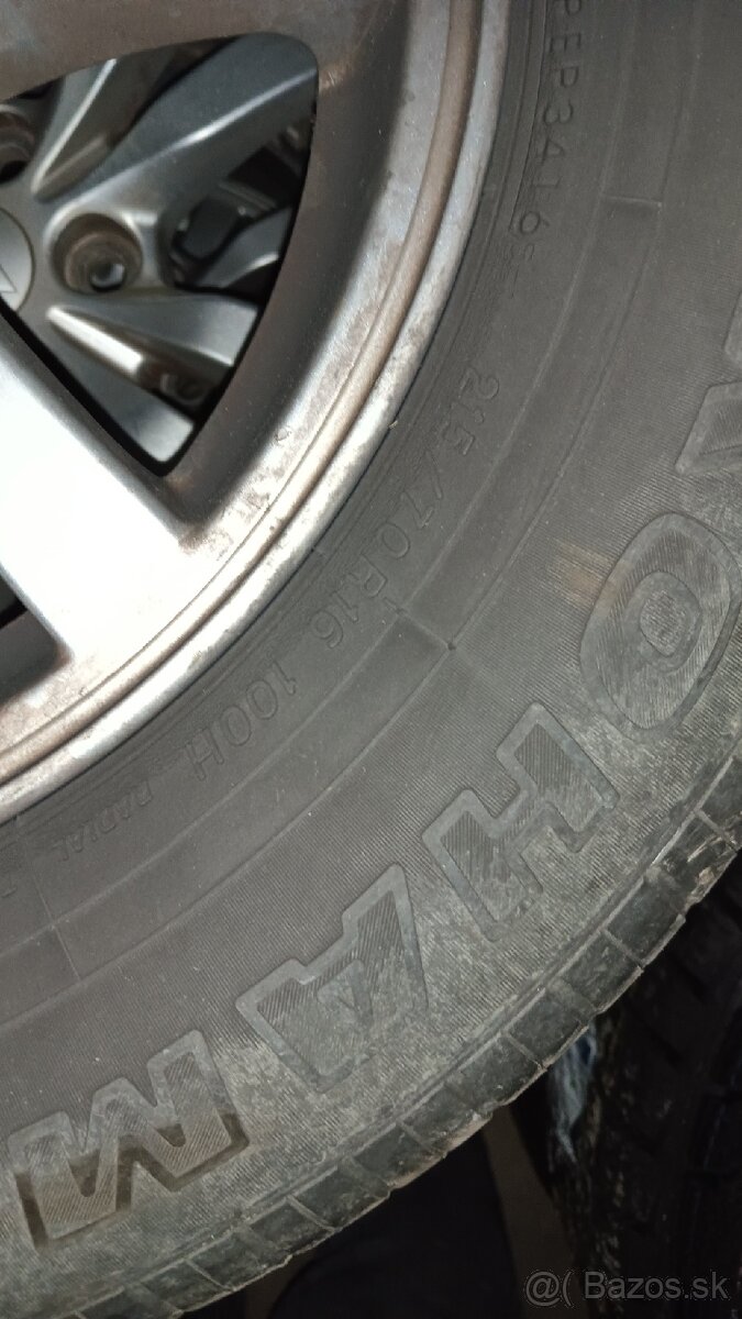 4 ks Elektrony + 4 letné pneu 16' - 3