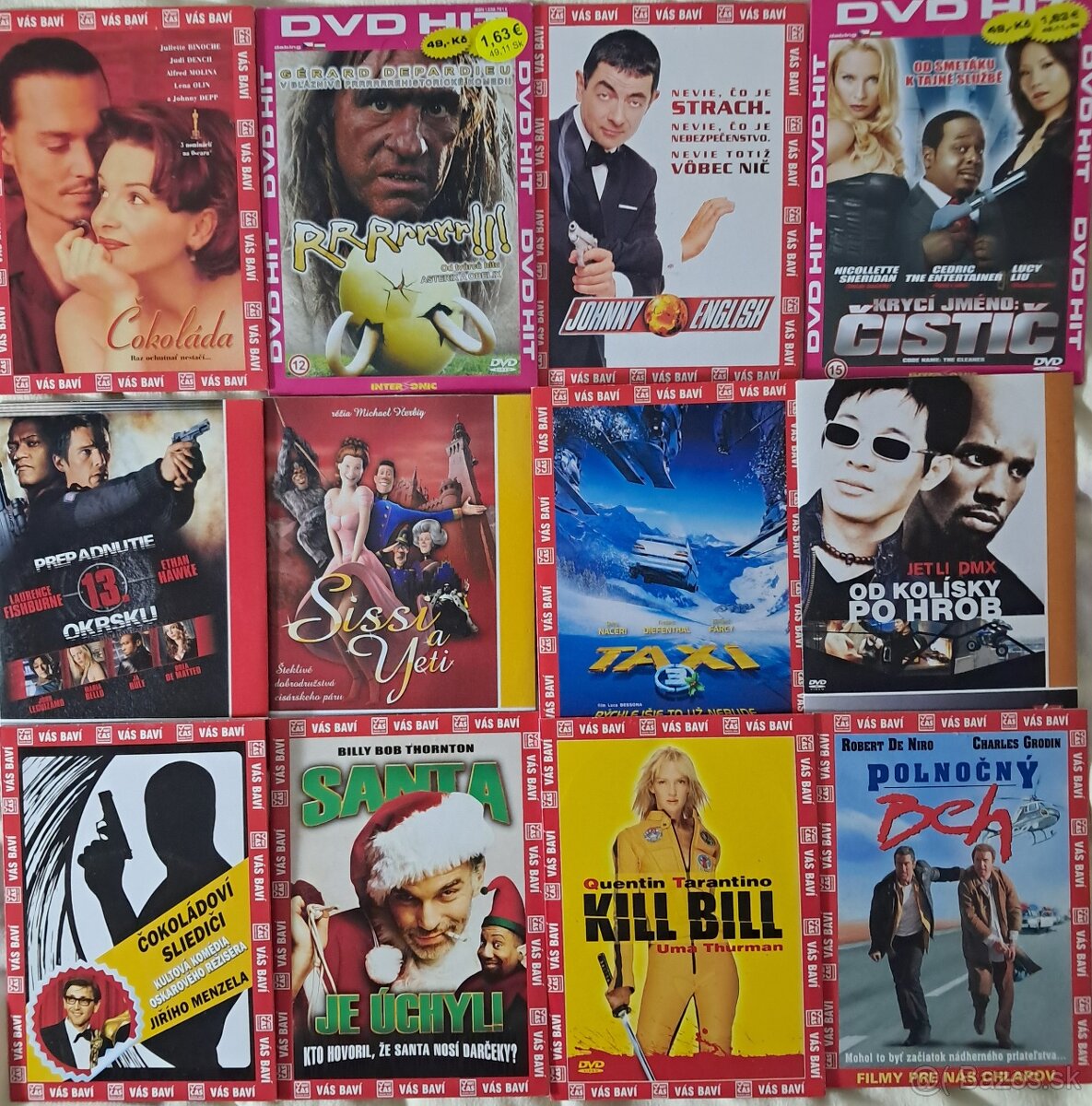 DVD filmy (karton) časť 1. - 3