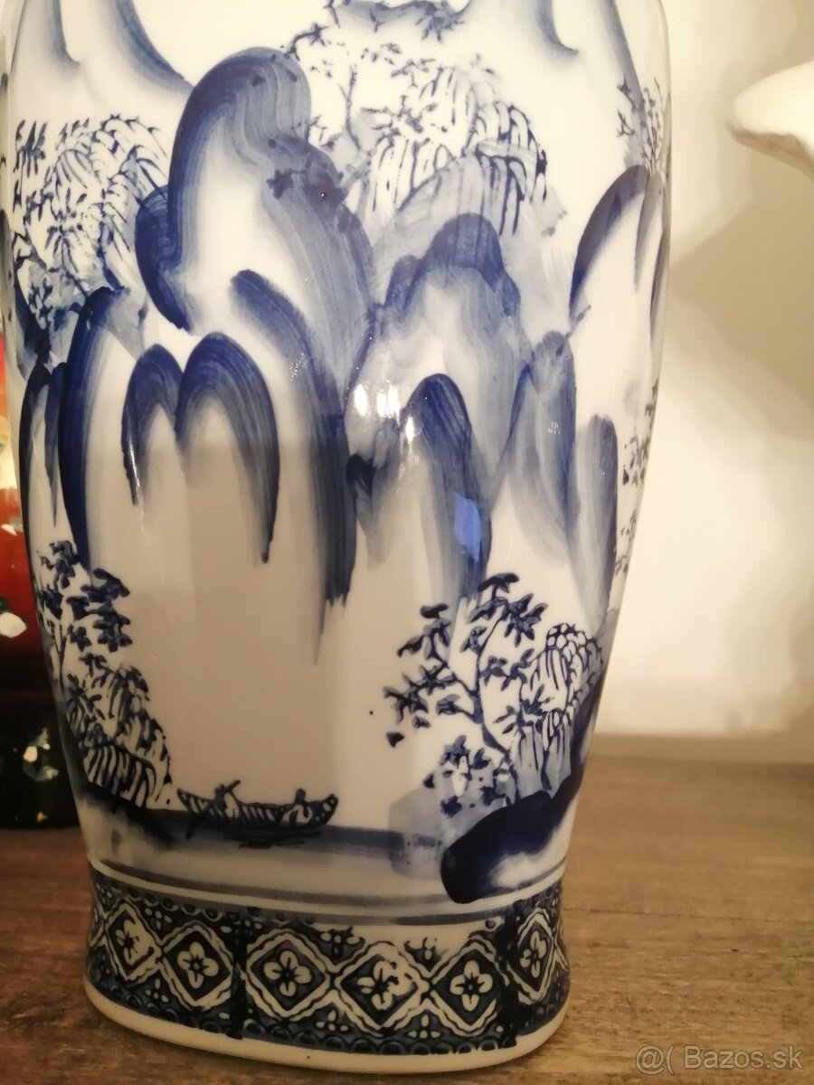 čínska porcelánová váza . - 3