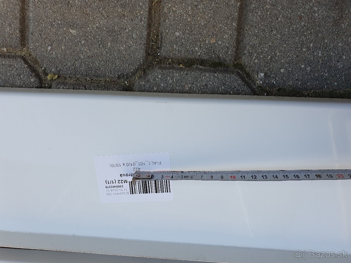 Okno Parapety biele z hlinika - 3