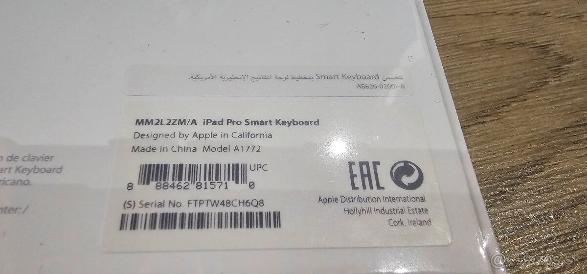 Apple iPad 9.7 A1772 klávesnica s obalom nové - 3