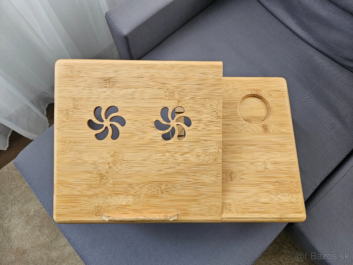 Bambusový stolík pod notebook - 3