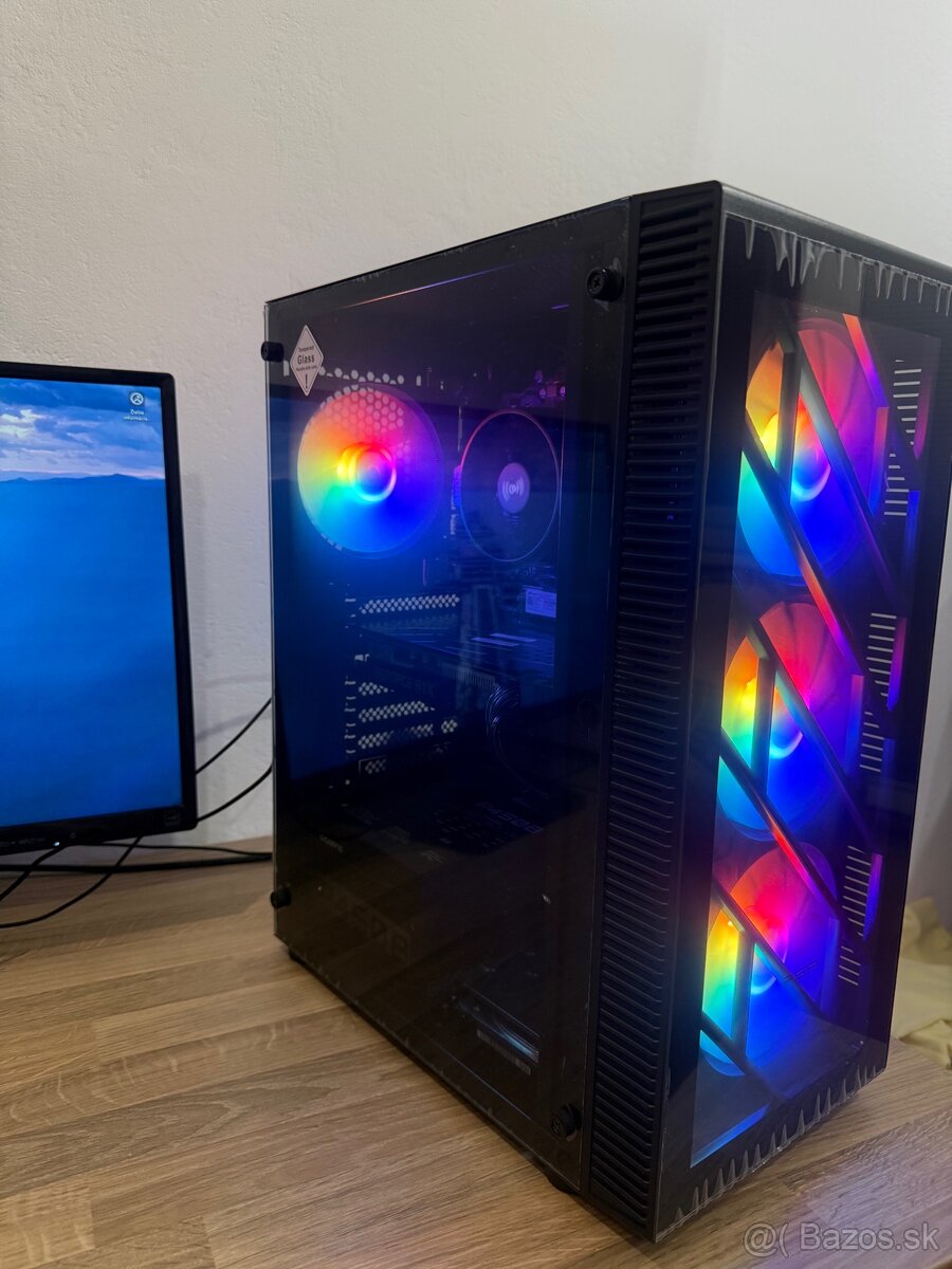 Herne pc rtx 2060, ssd, ryzen 5, Win 11, RGB - 3