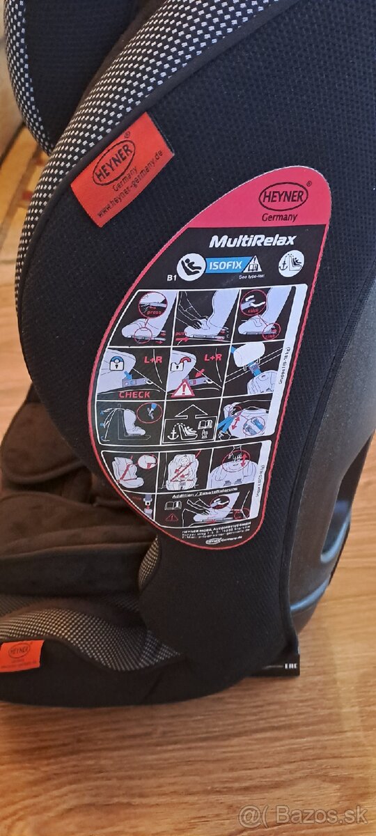 Predám autosedačku HEYNER MultiRelax AERO Fix - 3