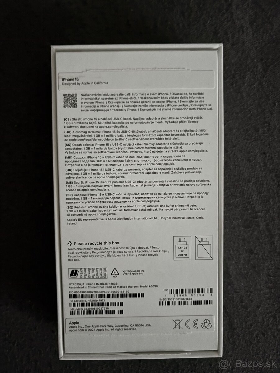 iPhone 15 black 128gb - 3