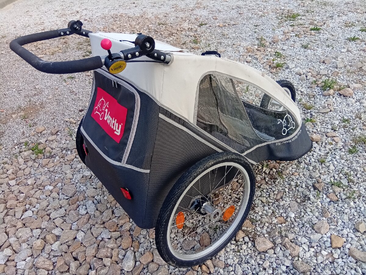 Detský vozík za bicykel - 3