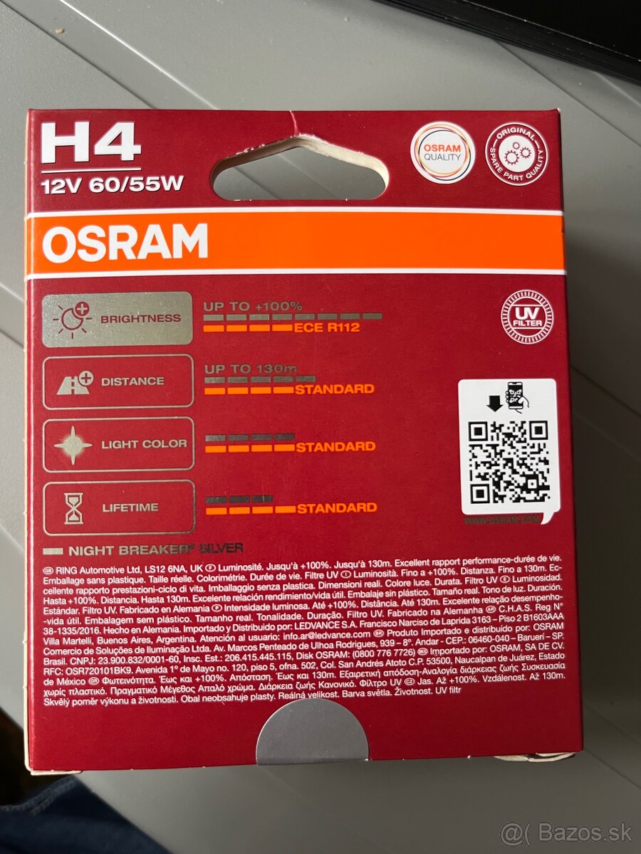 Osram Night breaker silver H4 - 3