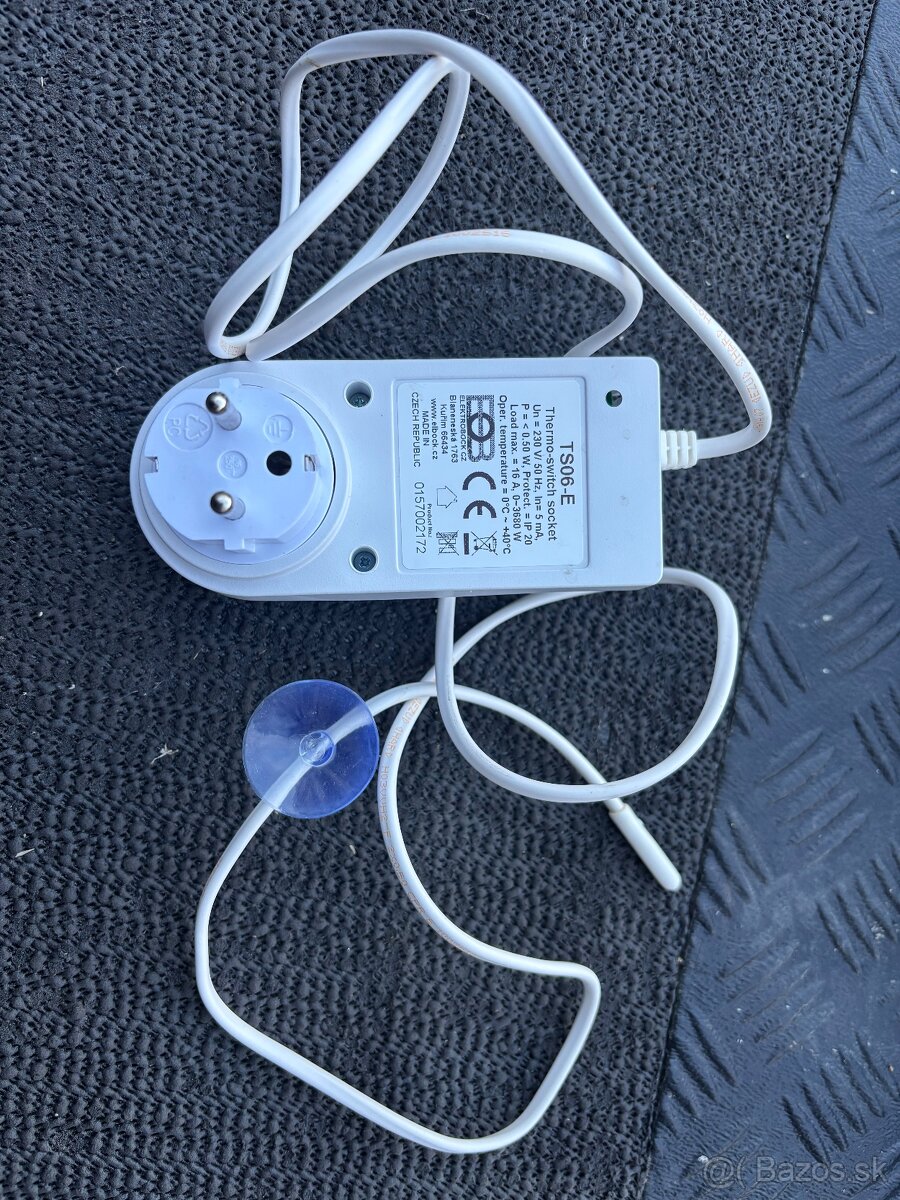 Digitálny termostat Elektrobock TS06-E s externým čidlom - 3