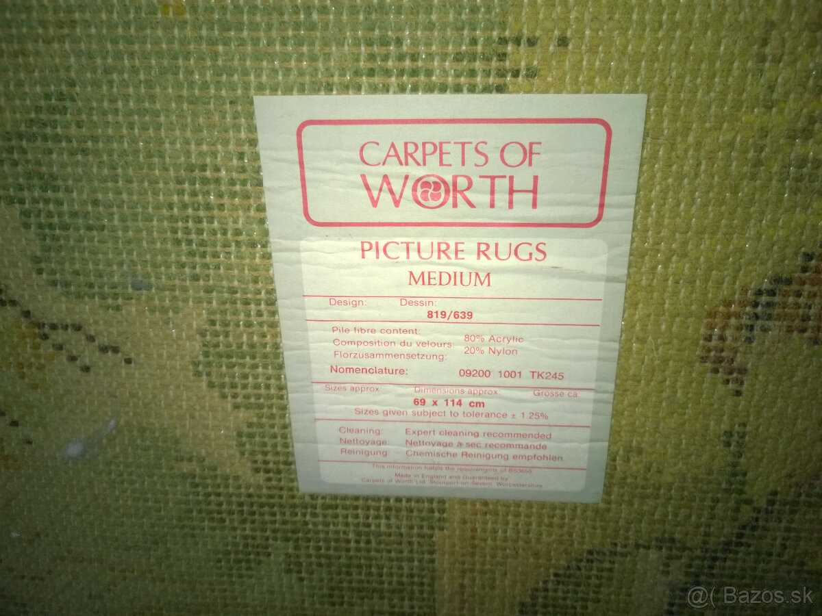 Veľký gobelín s masívným dreveným rámom - 3