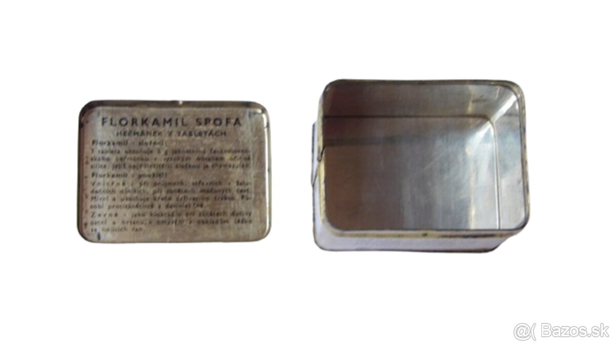 Plechová krabička - Florkamil Spofa - 3