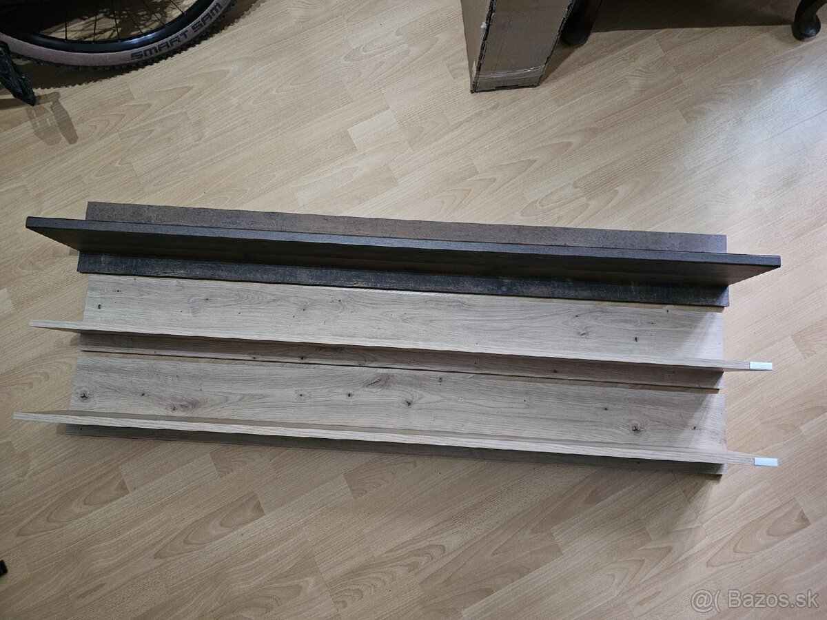 Poličky na Stenu 3ks - 3