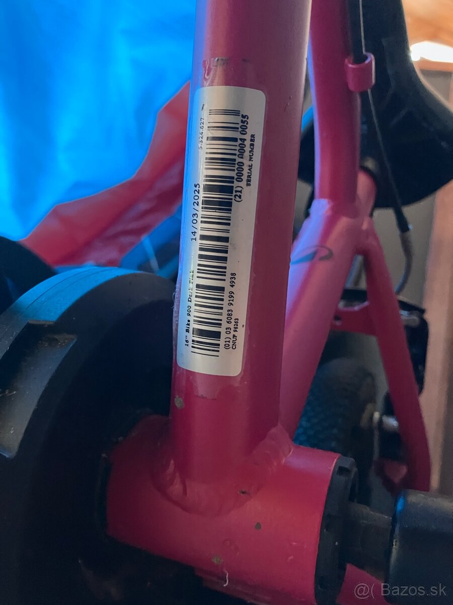 Detský bicykel DISCOVER 900 16 palcov 4 až 6 rokov ružový - 3