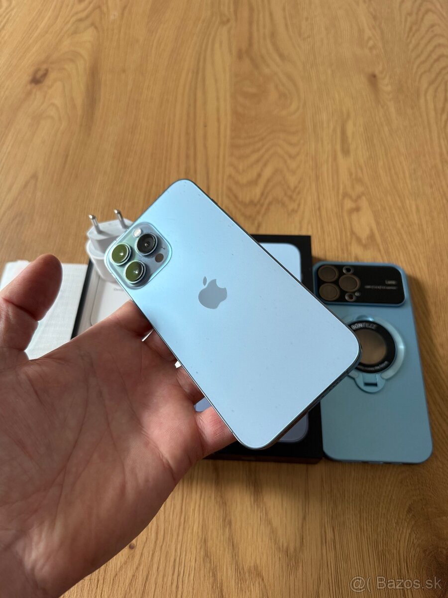 iPhone 13 Pro Max 128 gb Sierra Blue v záruke +prislušenstvo - 3