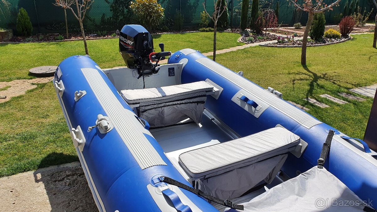 Motorový čln PROSCAN + Mercury 20HP - 3