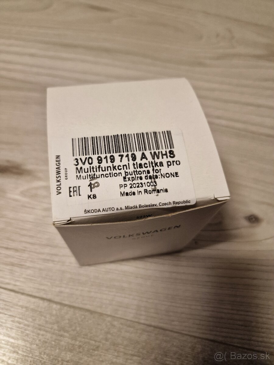 Multifunkční tlačítka Škoda 3v0919719A - 3