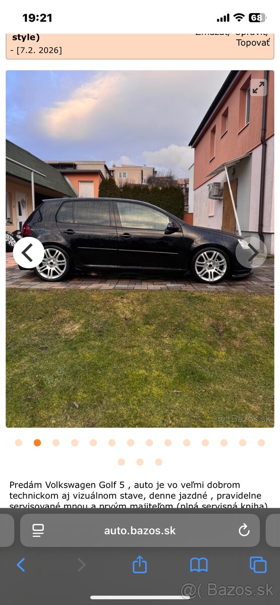Predam golf 5 1,9 tdi - 3