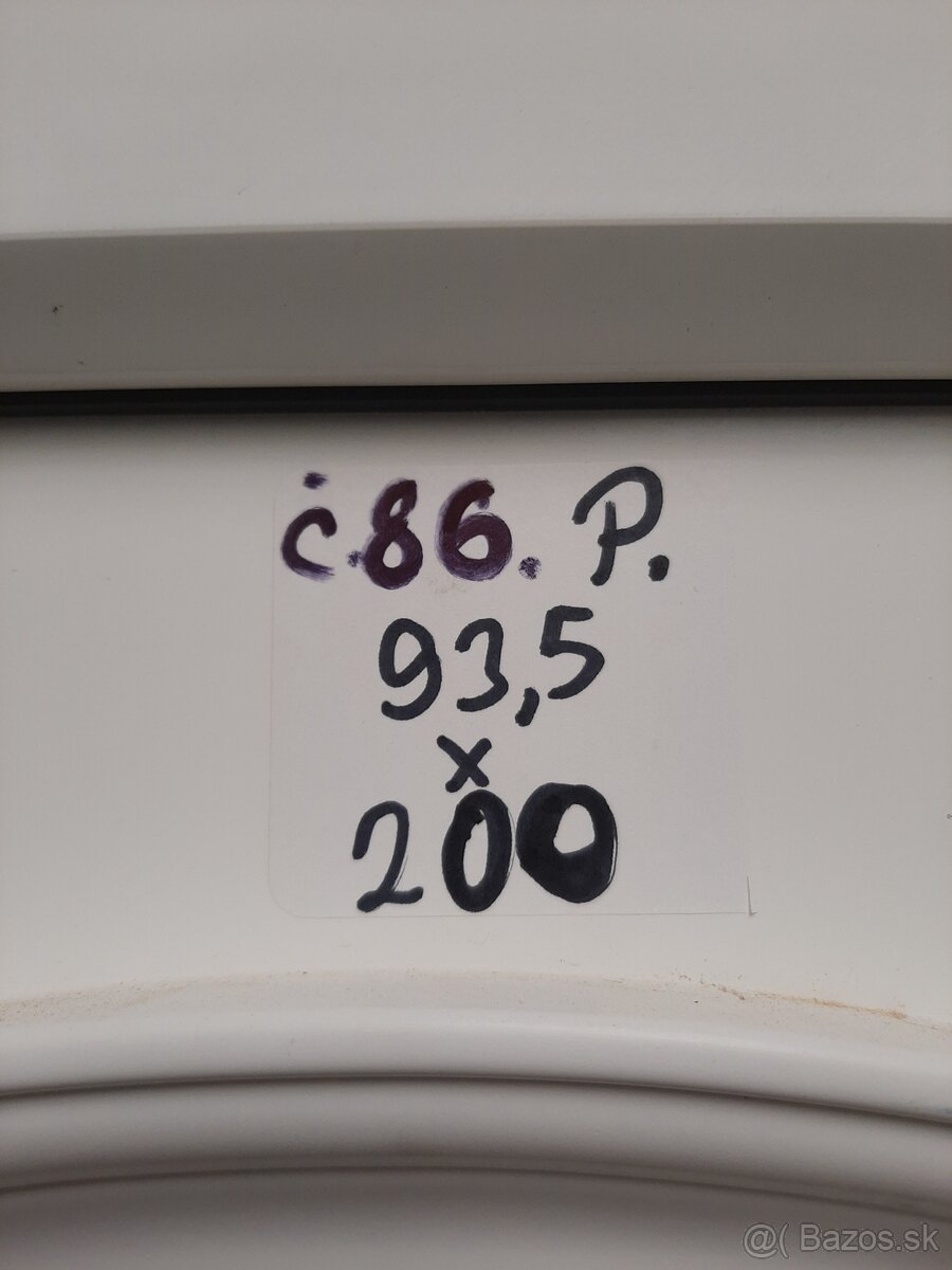 Plastové dvere Č. 86. P - 3