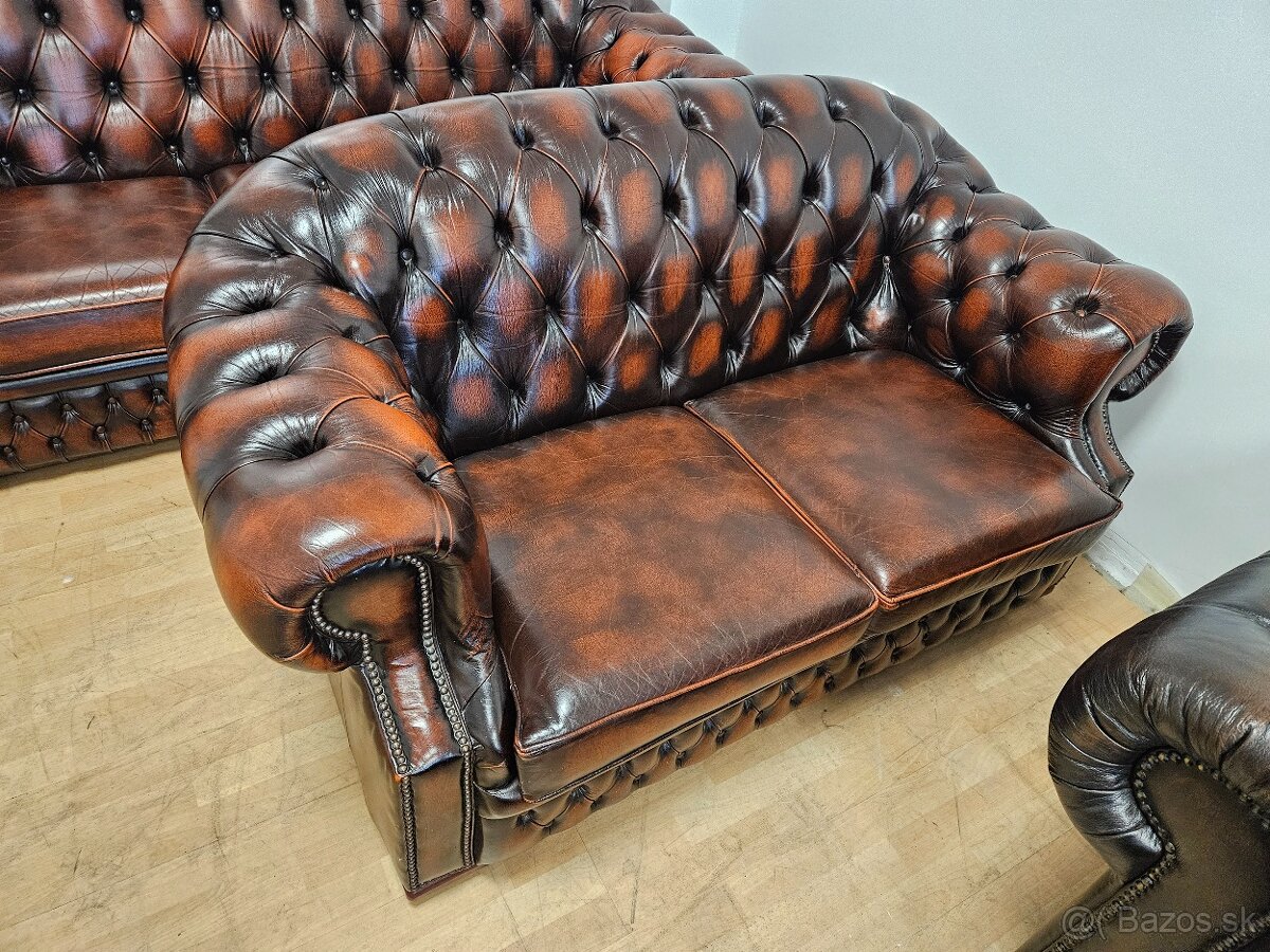 CHESTERFIELD ŠTÝL,TOP STAV,ZNÍŽENÁ CENA - 3