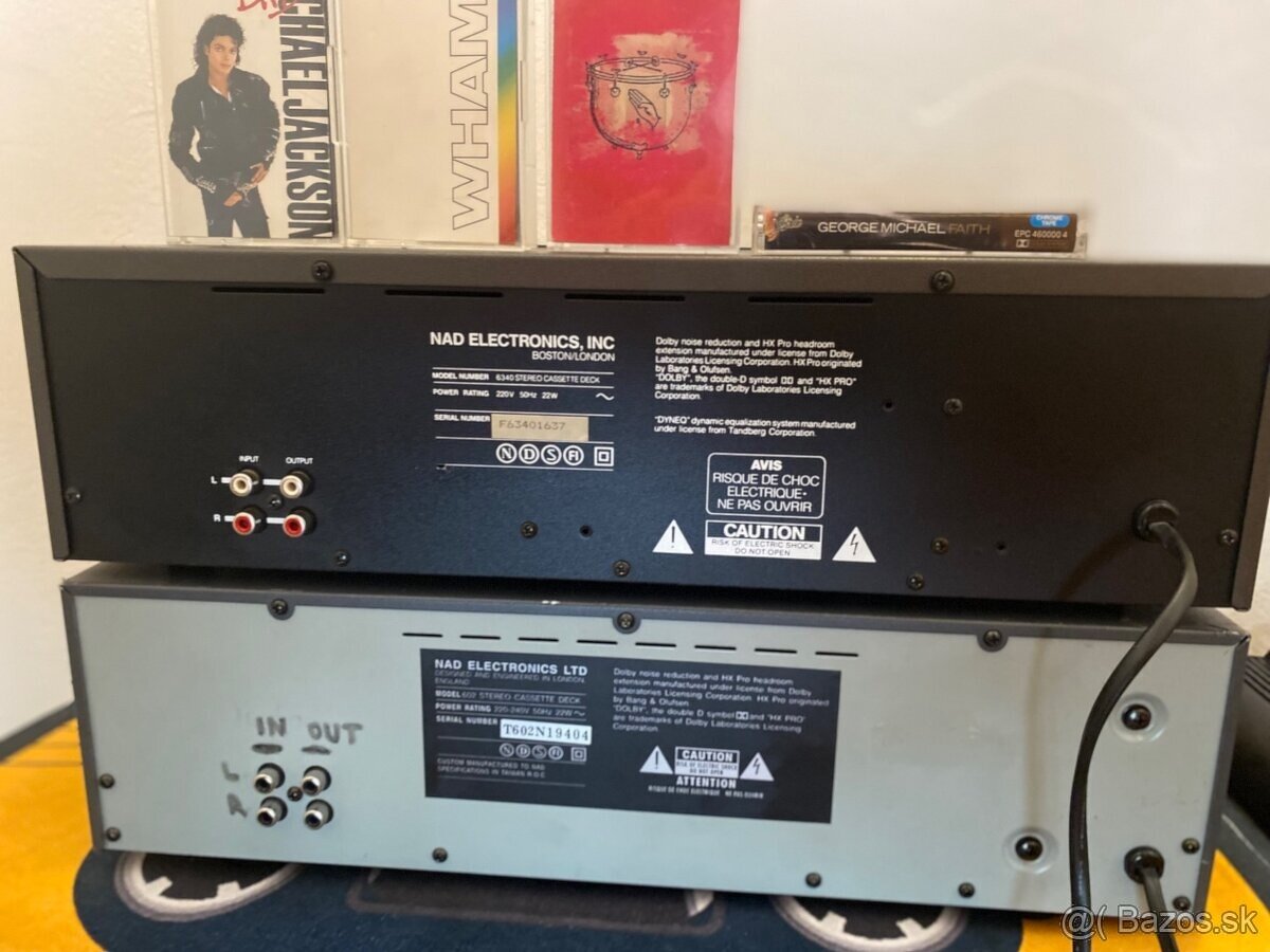 Predam kazetak 2x NAD,3-head Kenwood,JVC a dvojdeck rozne - 3