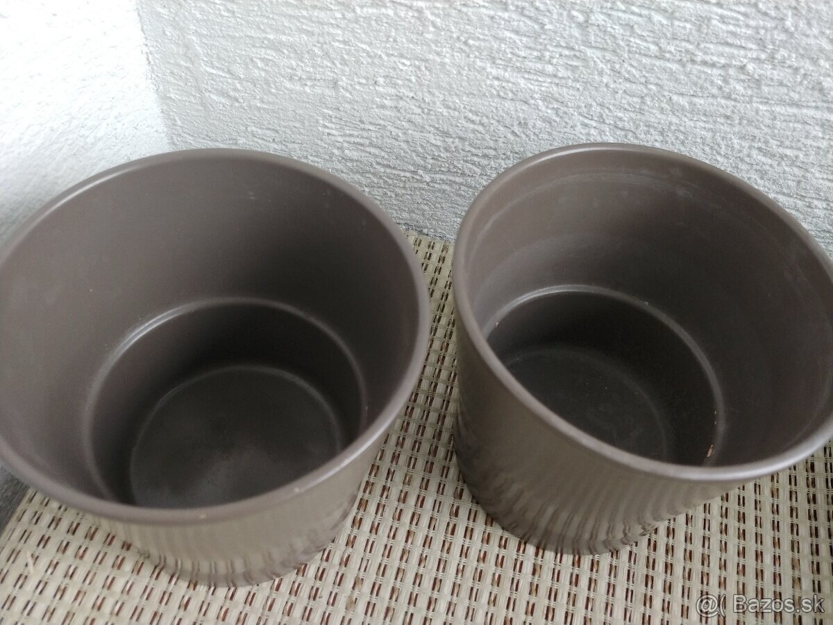 Kvetinace PAPAJA Ikea 3 ks / Na mačaciu trávu 2ks - 3