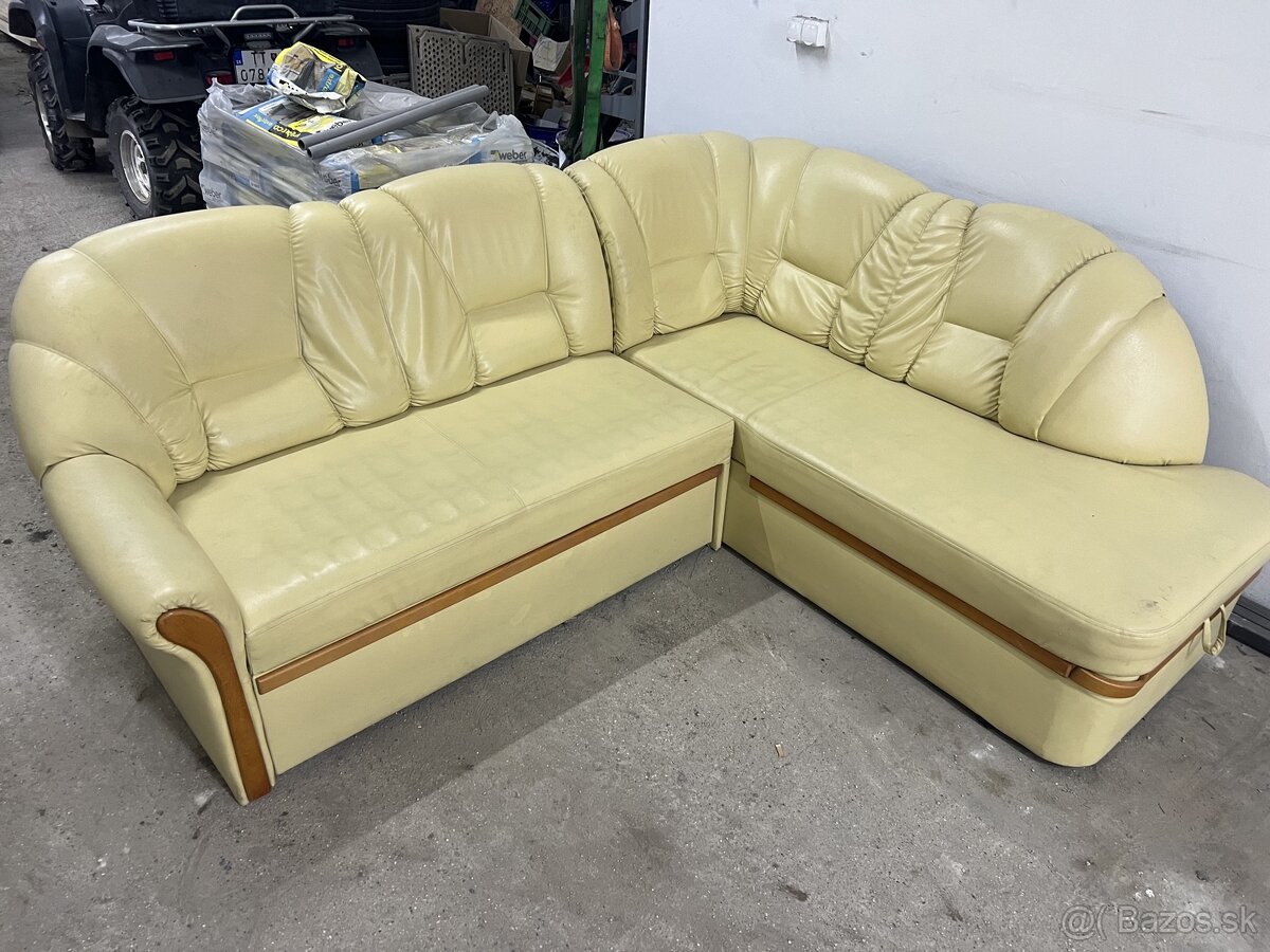 Kožená sedačka v tvare L - 3