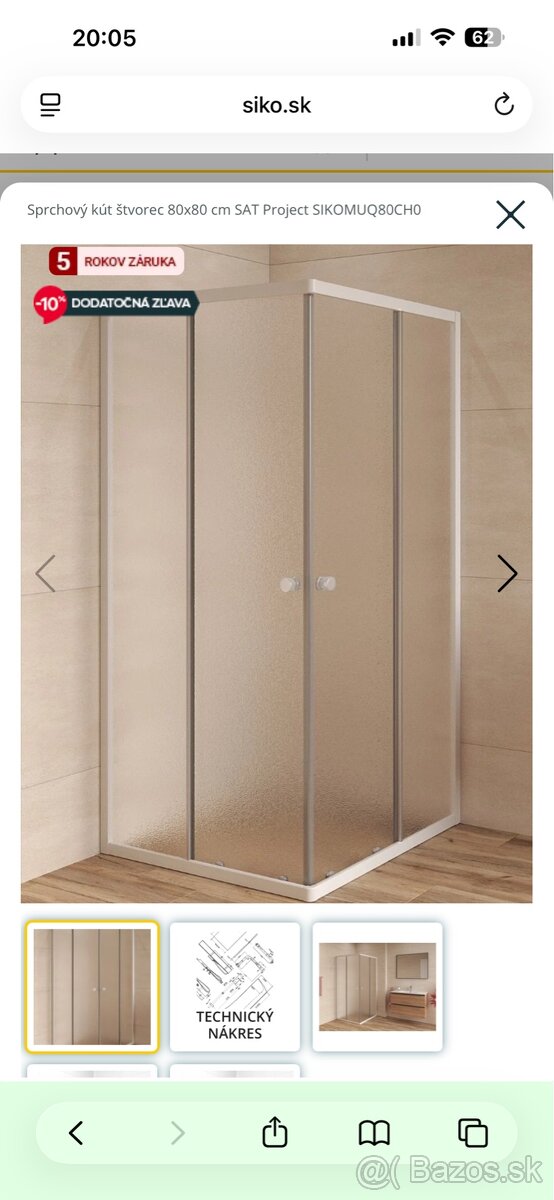 Predám sprchový kút - 3