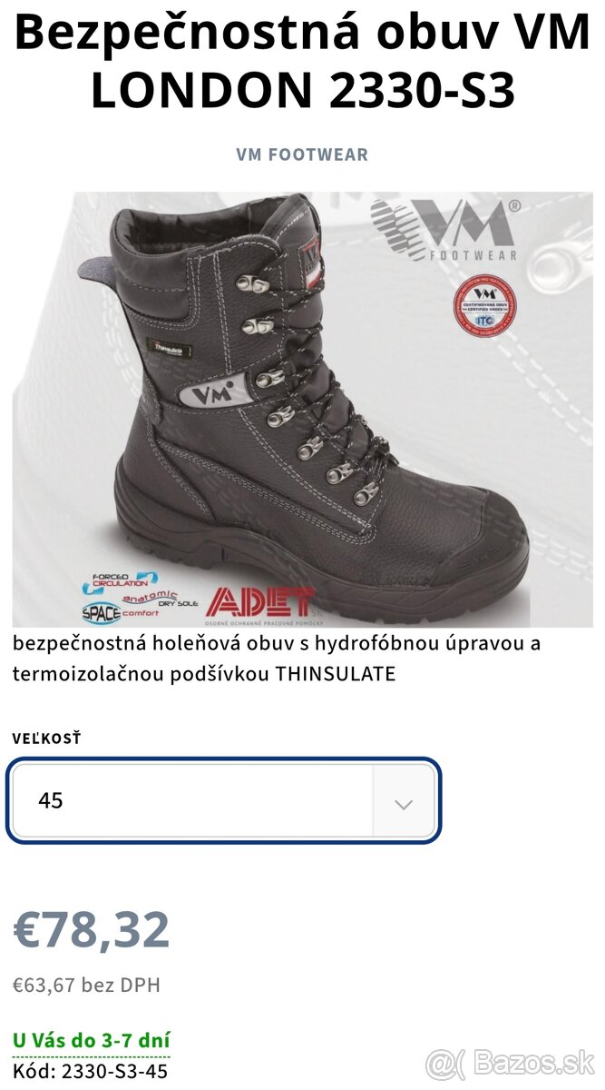 Predám pracovnú obuv - 3