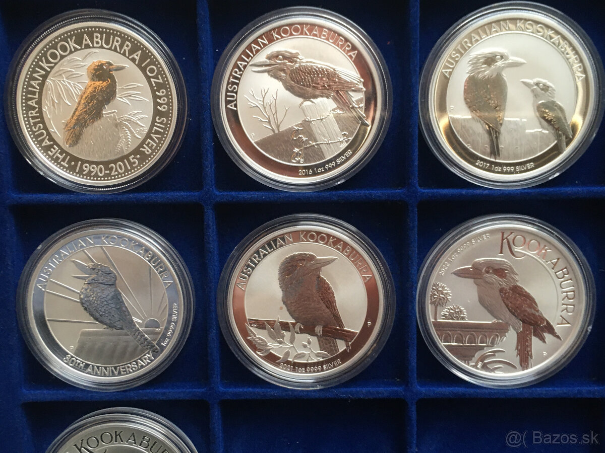 1 oz investičné striebro - Kookaburra - 3
