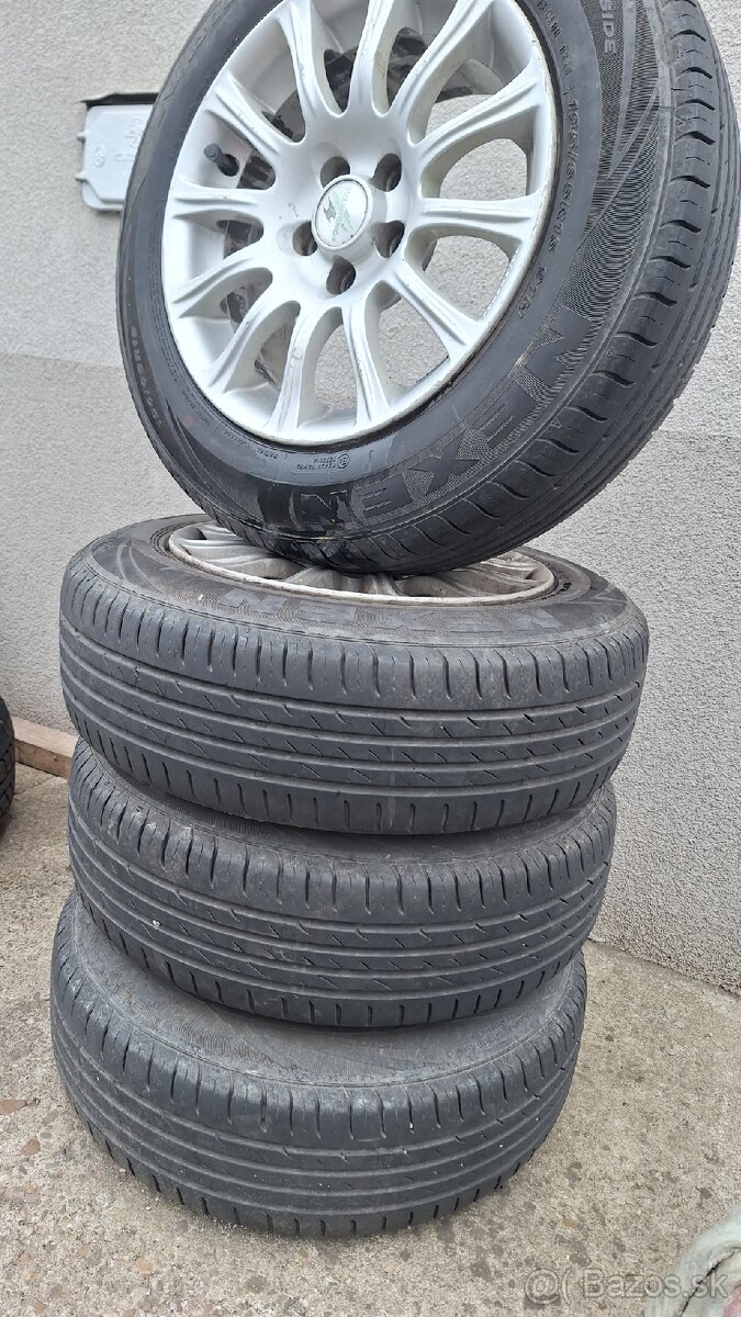 5x100 R15 alu plus pneu - 3