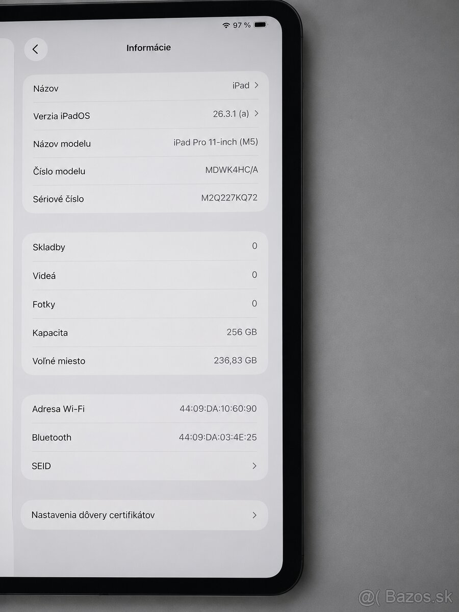 Predám iPad Pro M5 - 3